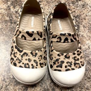 Leopard Print Slip on Shoes